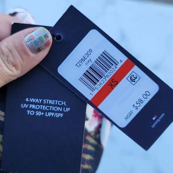 Tommy Hilfiger Tropical Ochrid Swim Bottom - Picture 7 of 8